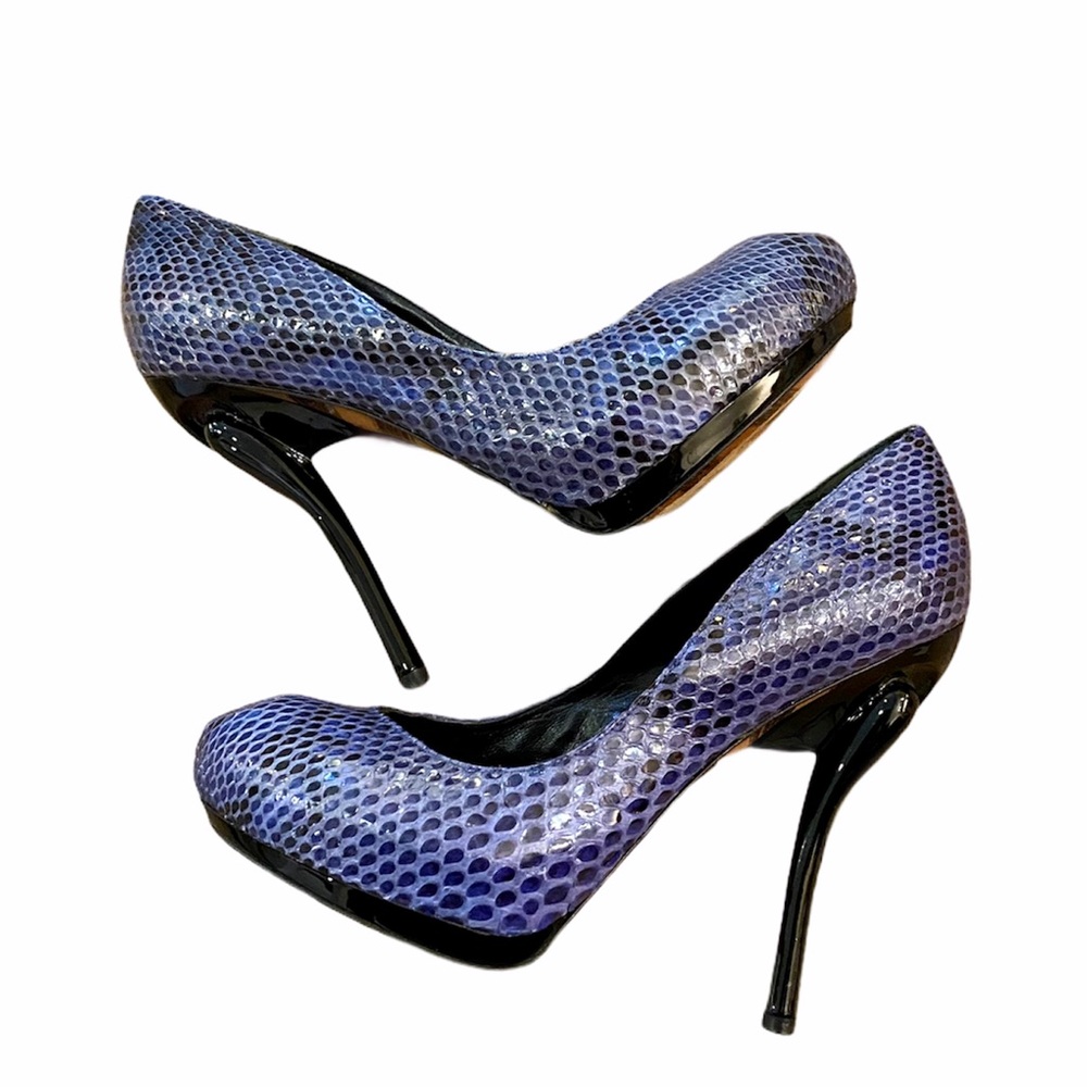 GEORGINA GOODMAN Snakeskin Leather Pumps